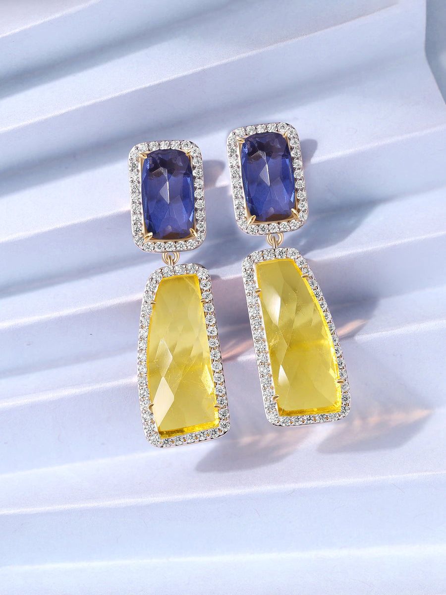 Royal Prism Drop Earrings