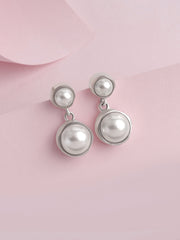 Elegant Pearl Statement Earrings