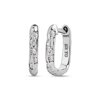 925 Silver Huggie Hoop Earrings For Women — Daily Wear