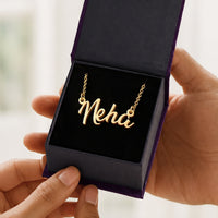 Yellow Gold-Plated Name Neckalce Gift