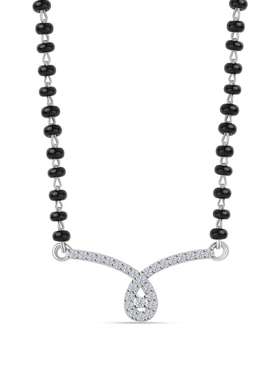 Diamond Look Infinity Mangalsutra for women-1
