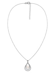 Ornate Pearl Drop Pendant With Chain