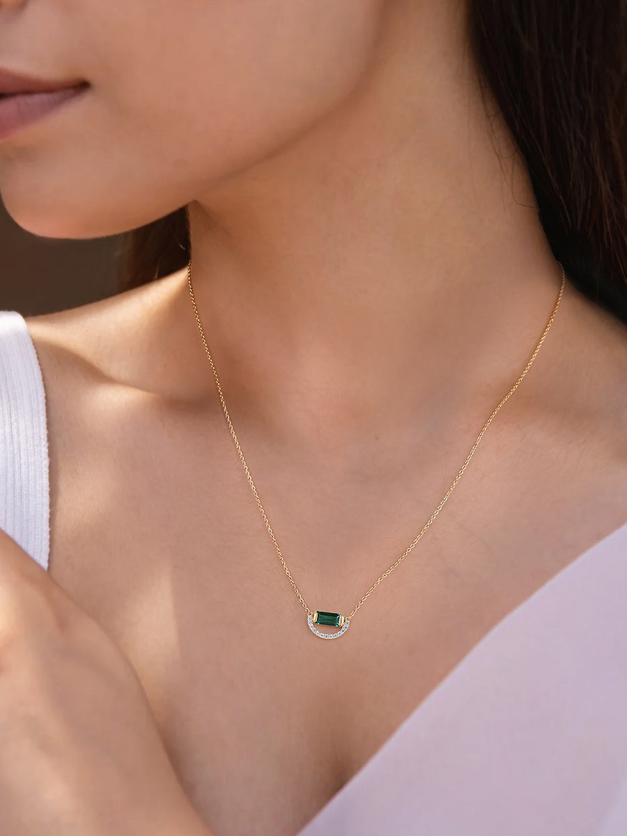 Half Moon Necklace For Women