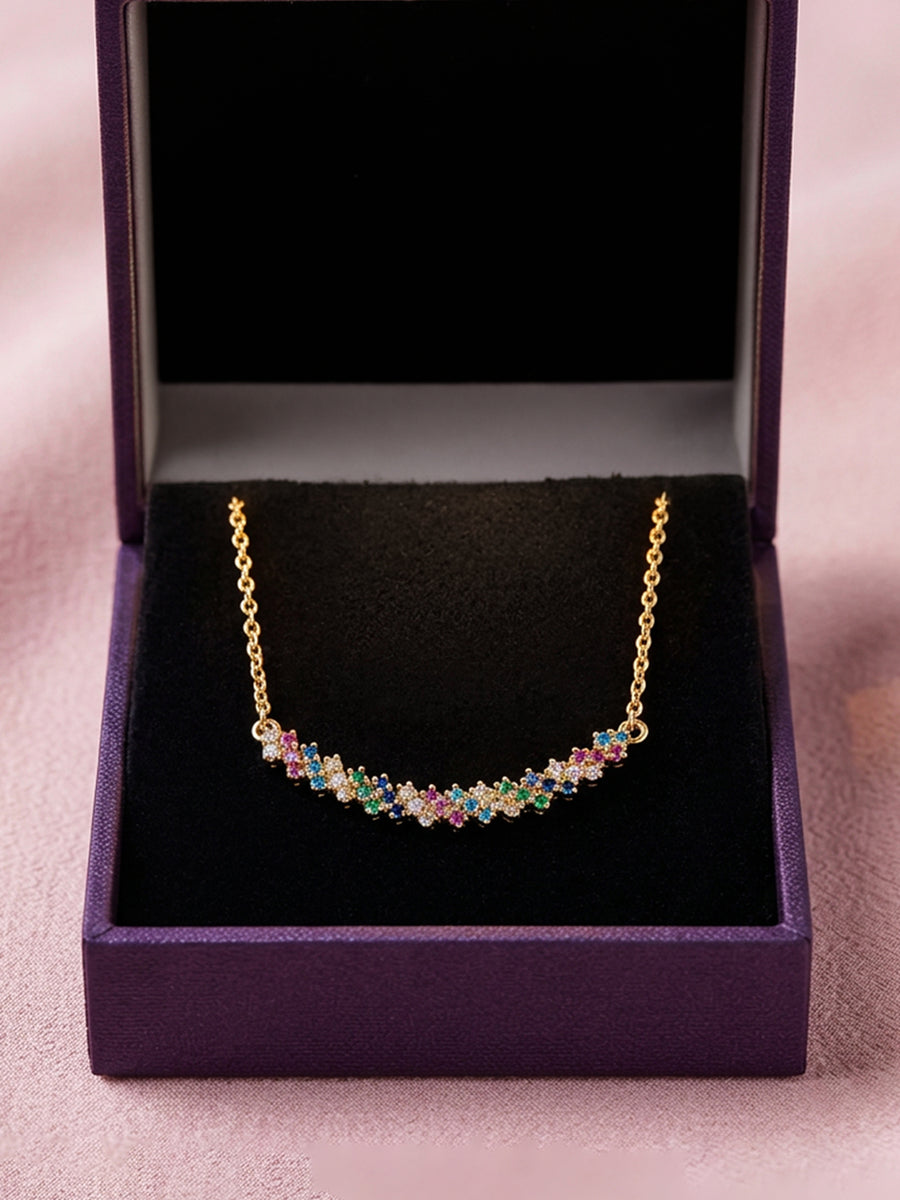 Color Pops Gold Necklace For Women