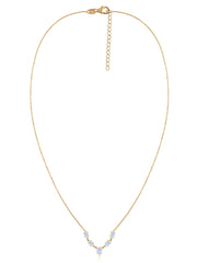 Ornate Rainbow Moonstone Necklace