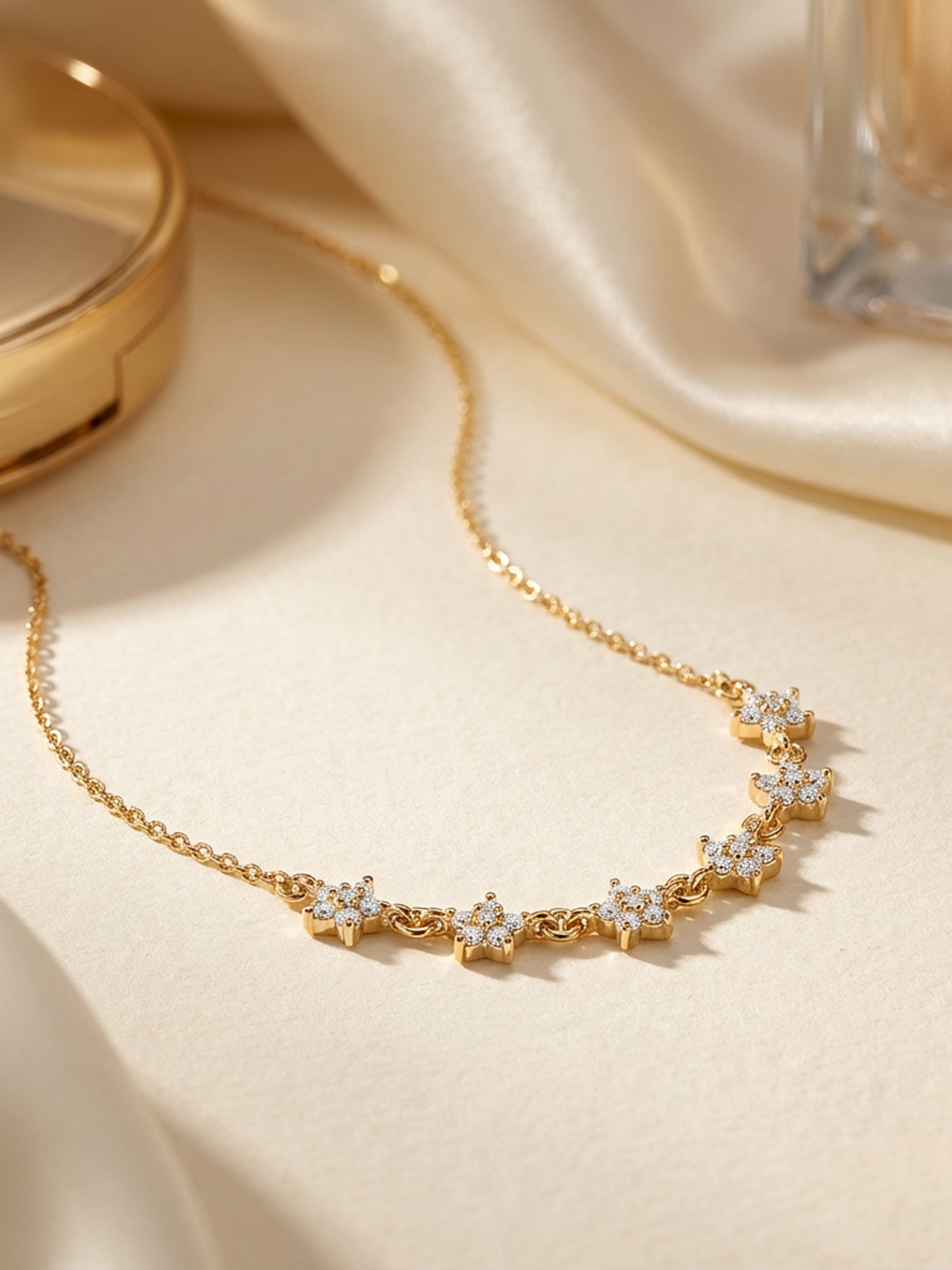 Bloom Lab Grown Diamond Floral Necklace