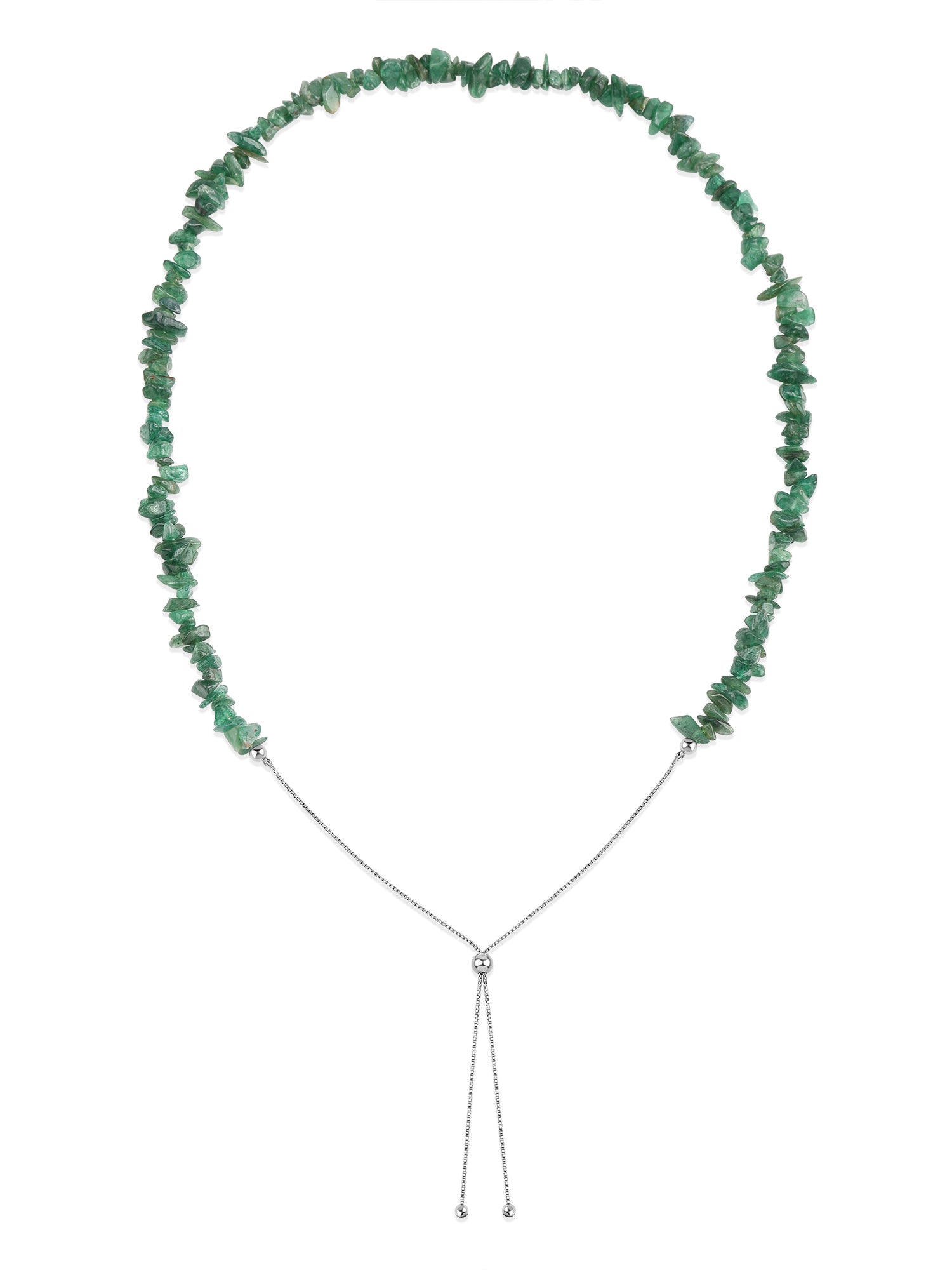 Aventurine Beads Bolo Necklace