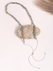 Labradorite Beads Bolo Necklace