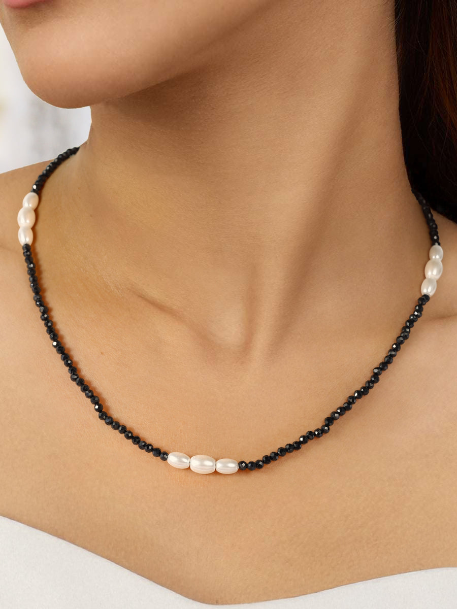 Black Spinel Grace Necklace