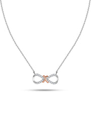 Infinity Silver Necklace for Women