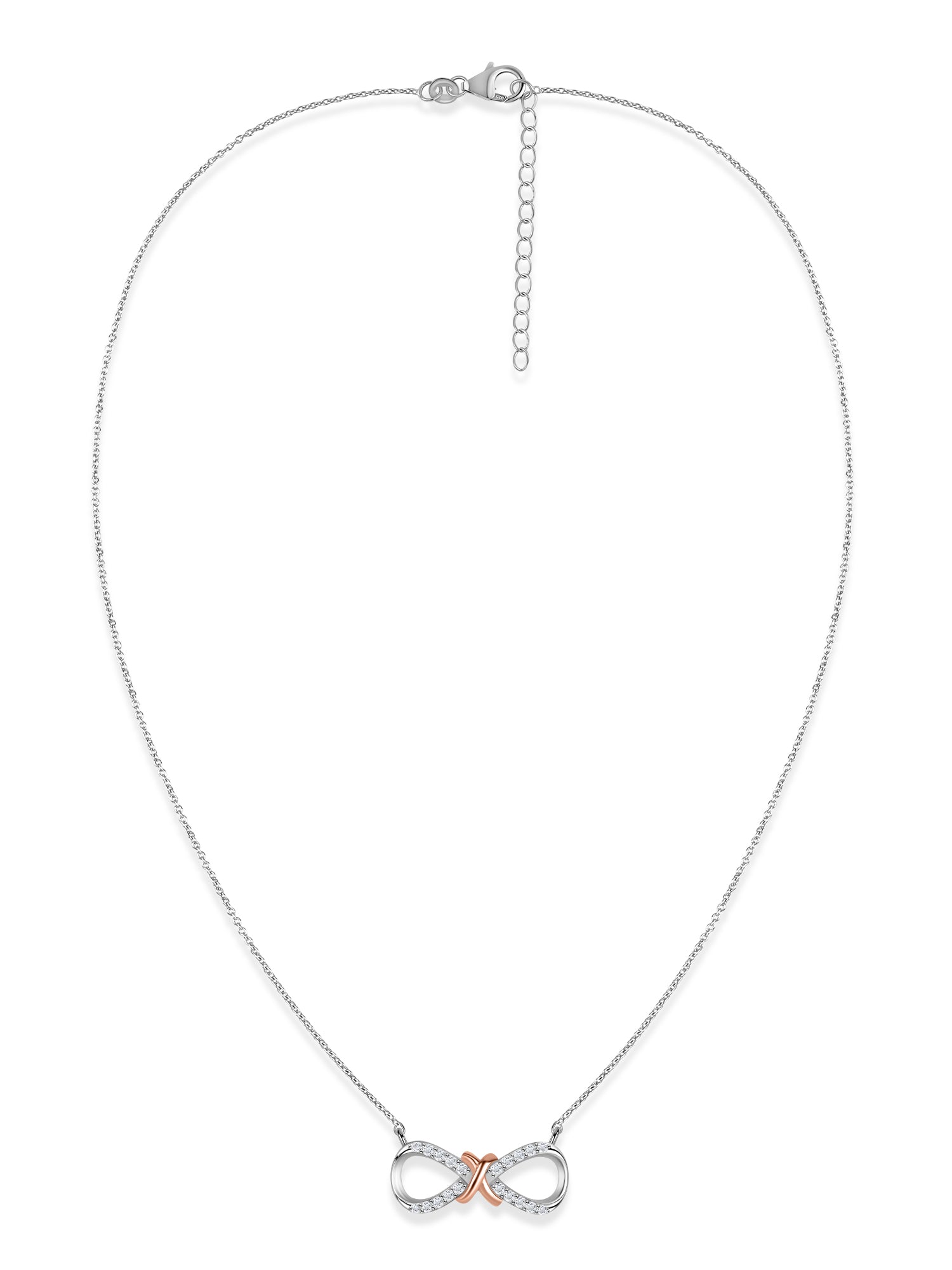 Infinity Silver Necklace for Women