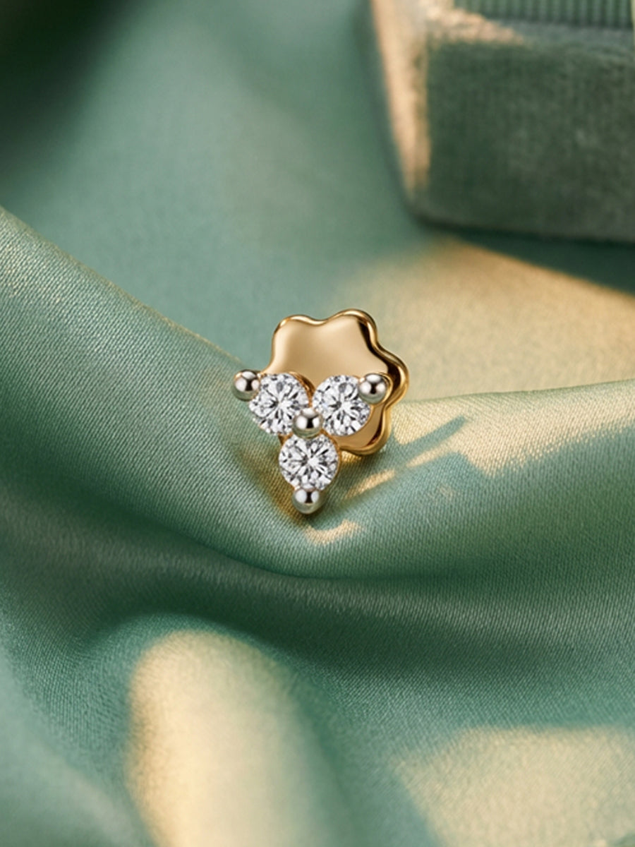 Triology Lab Diamond Nose Pin