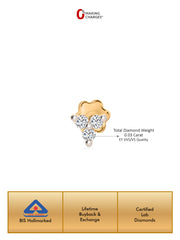 Triology Lab Diamond Nose Pin