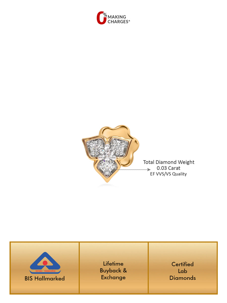 Twinkle Lab Diamond Nose Pin