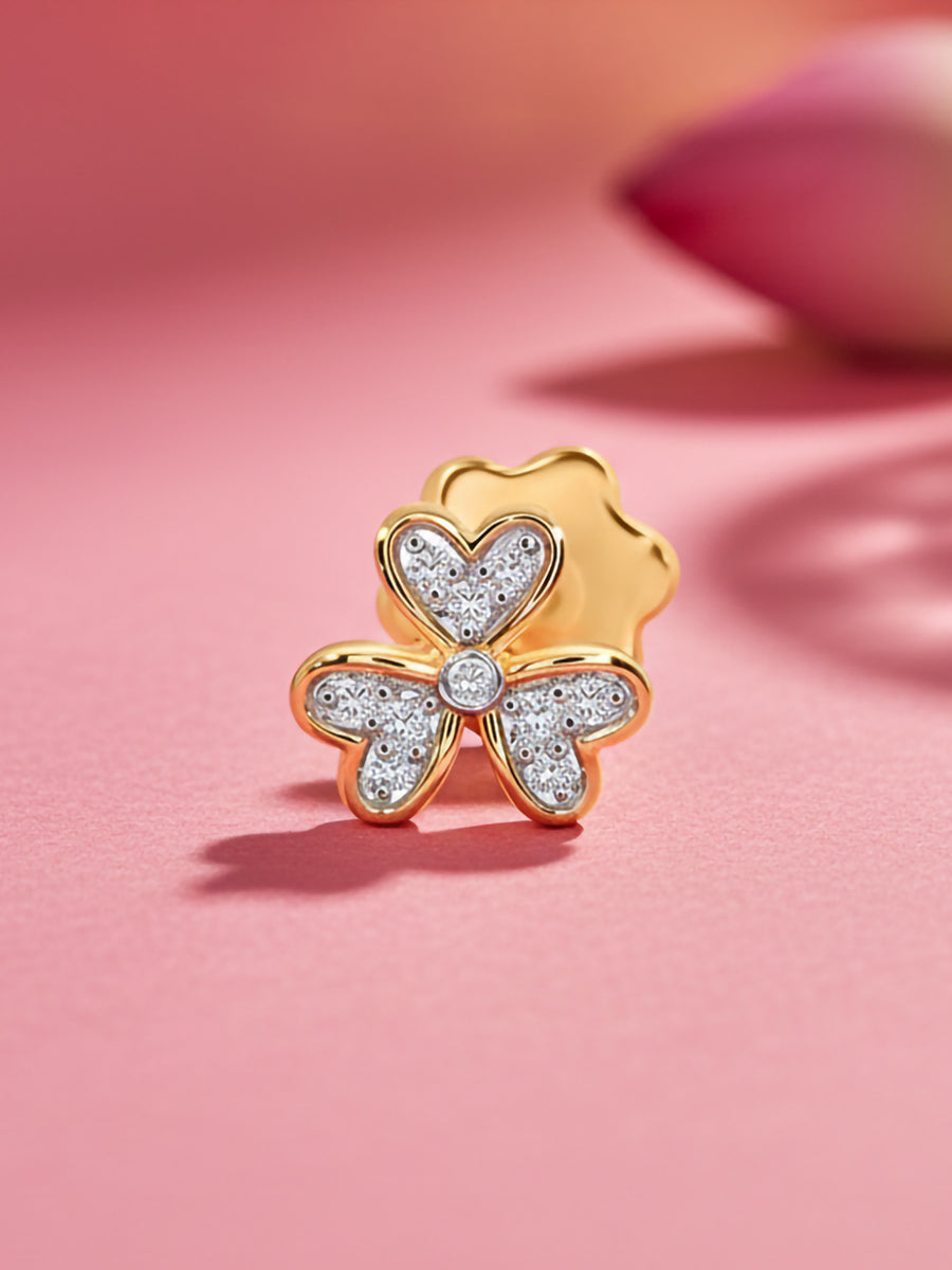 Clover Lab Diamond Nose Pin