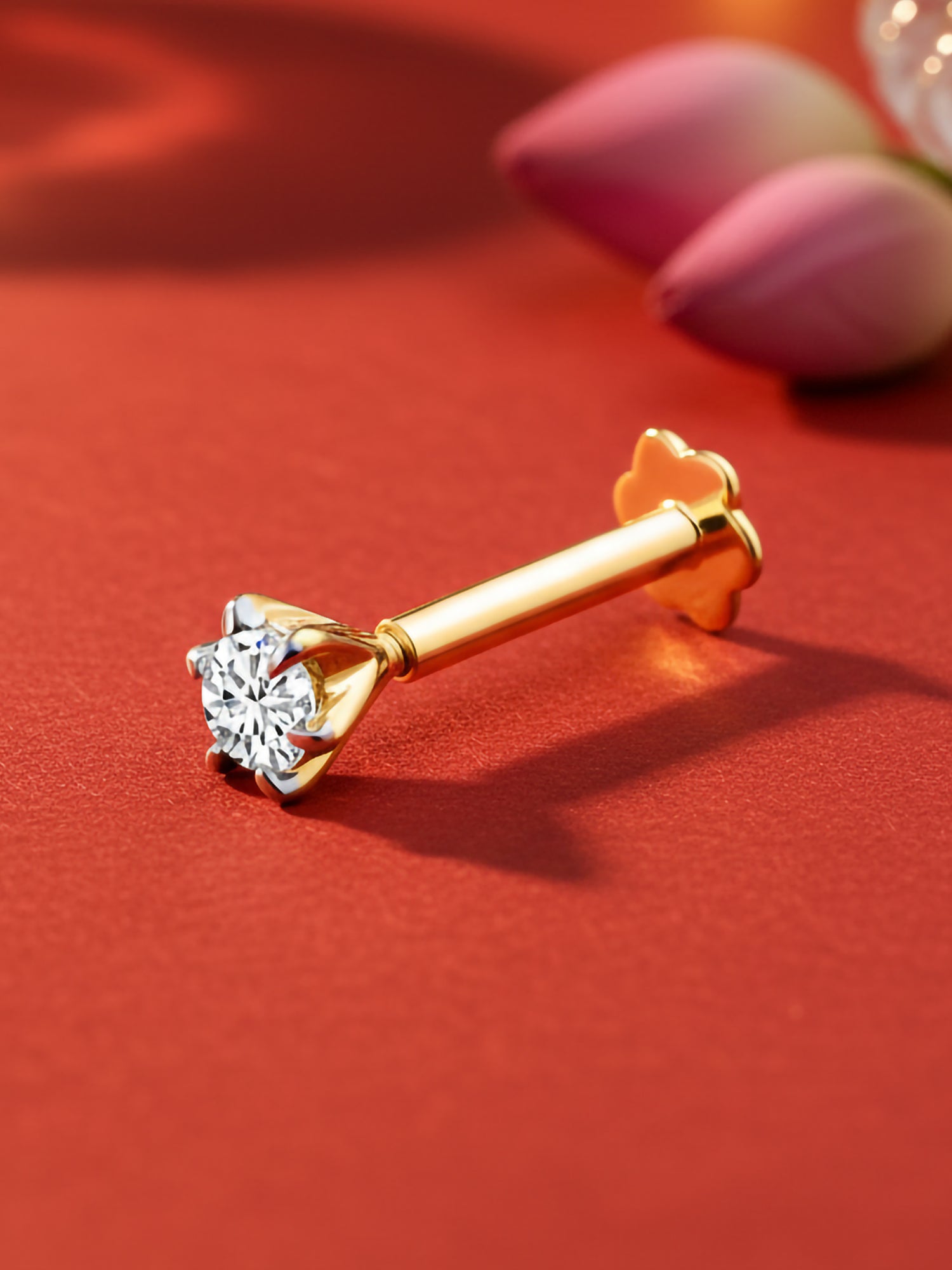 Lab Grown 0.20 Carat Diamond Nose Pin