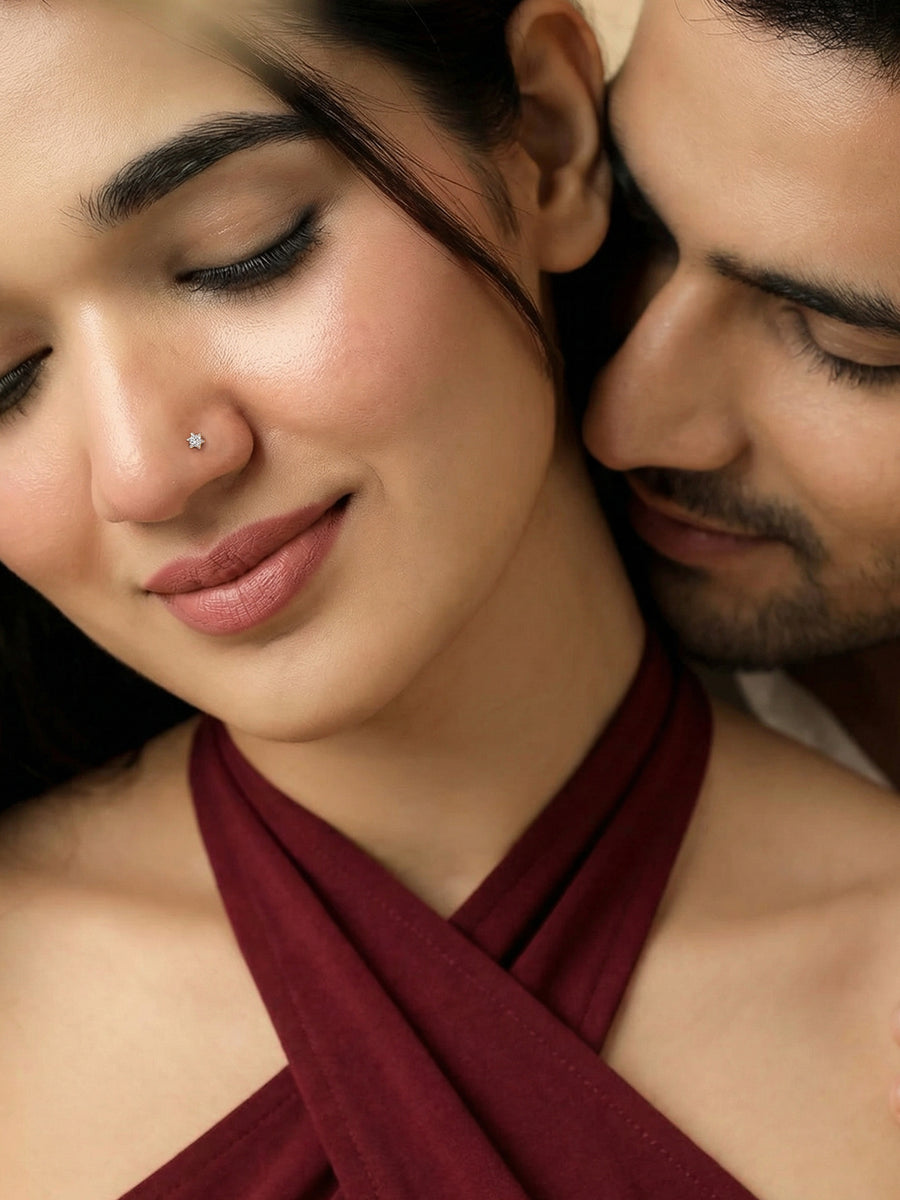 Lab Grown 0.16 Carat Diamond Nose Pin