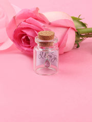 Pink CZ Drop Necklace For Women