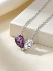 Toi Et Moi Amethyst Necklace