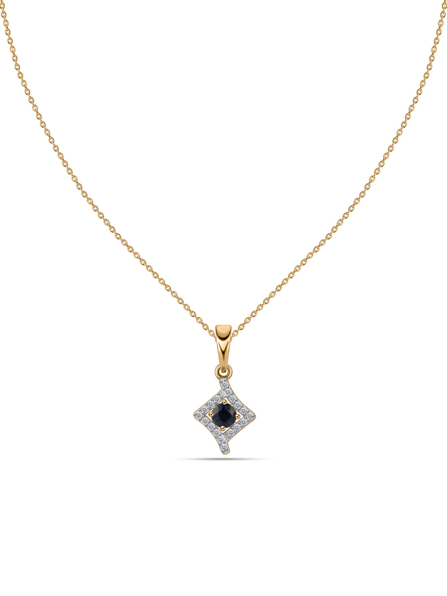 Celestial Natural Blue Sapphire Pendant