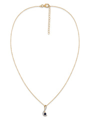 Natural Sapphire Symphony Pendant With Chain