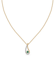 Natural Emerald Drop Pendant