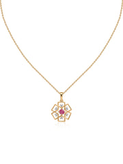 Eternal Bloom Ruby Pendant