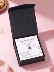 Blue Topaz Necklace For Her