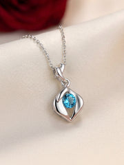 Blue Topaz Necklace For Her