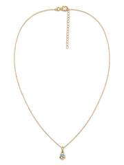 Natural Swiss Blue Beauty Pendant