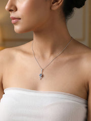 Regal Alexandrite Necklace in Silver