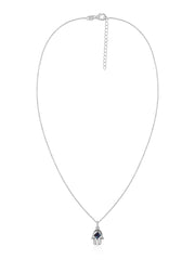 Alexandrite Hamsa Protection Pendant with Chain