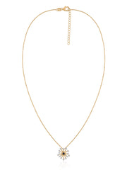 Celestial Natural Sapphire and Zirconia Pendant