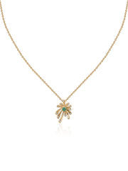 Luminous Natural Emerald Sparkles Pendant