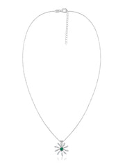 Starry Nights Emerald Pendant For Women