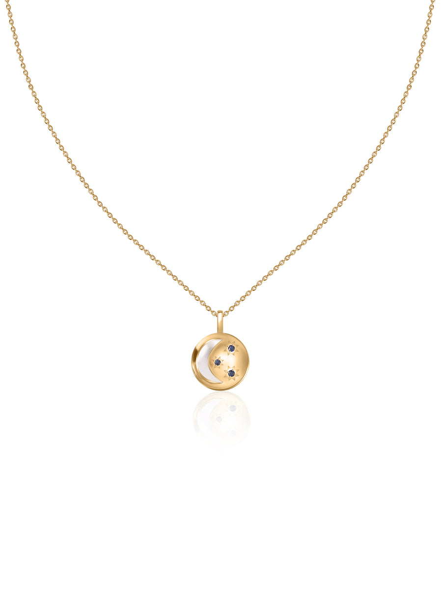 Shop Mother of Pearl Smiley Pendant With Chain – Ornate Jewels
