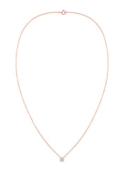 Lab Grown 0.50 Carat Solitaire Diamond Pendant With Chain