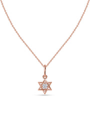Sacred Star Lab Grown Diamond Gold Pendant