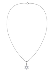 Divine Radiance Lab Grown Diamond Gold Star Pendant