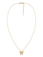Papillon Lab Grown Diamond Butterfly Pendant With Chain