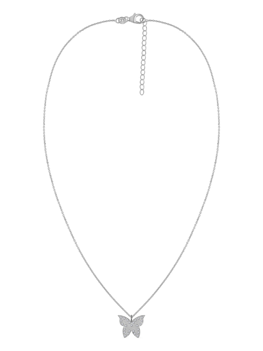 Papillon Lab Grown Diamond Butterfly Pendant With Chain