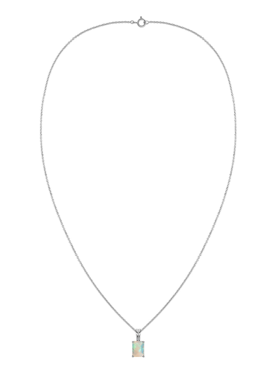 Elegant Ethiopian Opal Gold Necklace