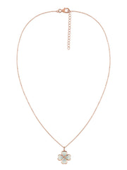 Natural Opal Gold Clover Pendant – A Token of Timeless Luck