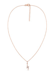 Power Pulse Lab Grown Diamond Gold Lightning Pendant
