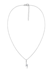 Power Pulse Lab Grown Diamond Gold Lightning Pendant