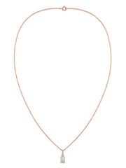 Ethiopian Opal Oval Gold Pendant with Sparkling Diamonds