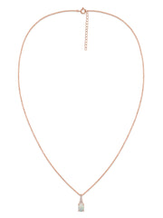 Natural Ethiopian Opal Solitaire Gold Necklace