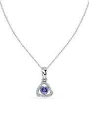 Heart Tanzanite Necklace