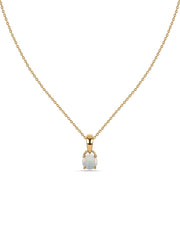 Classic Natural Ethiopian Opal Gold Pendant with chain