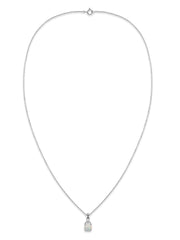 Classic Natural Ethiopian Opal Gold Pendant with chain